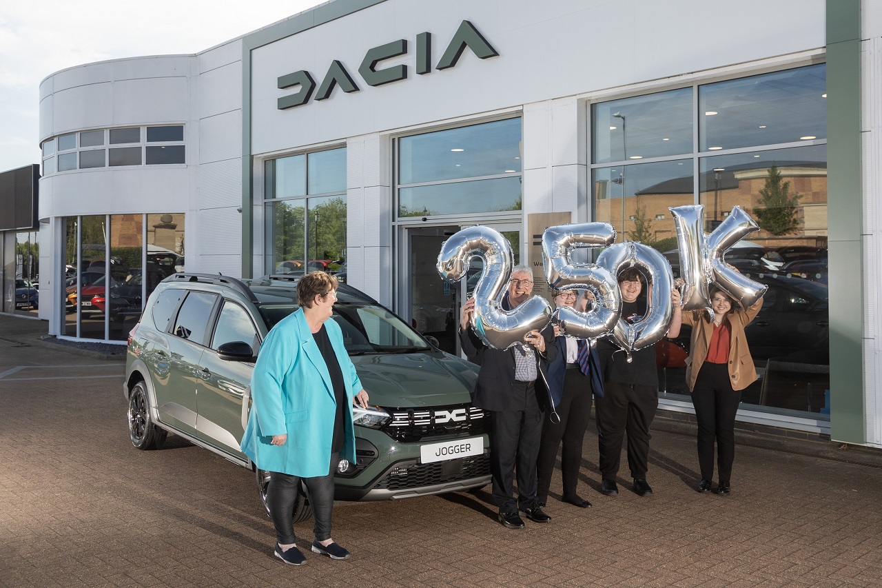 Dacia marks first decade in the UK by selling its quarter of a