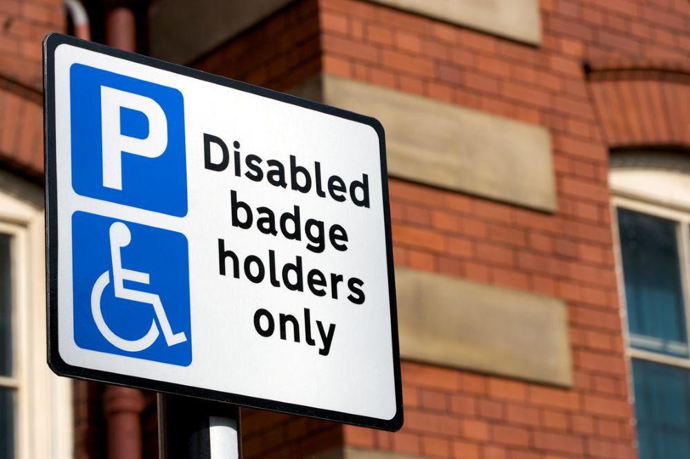 Disabled parking space 1